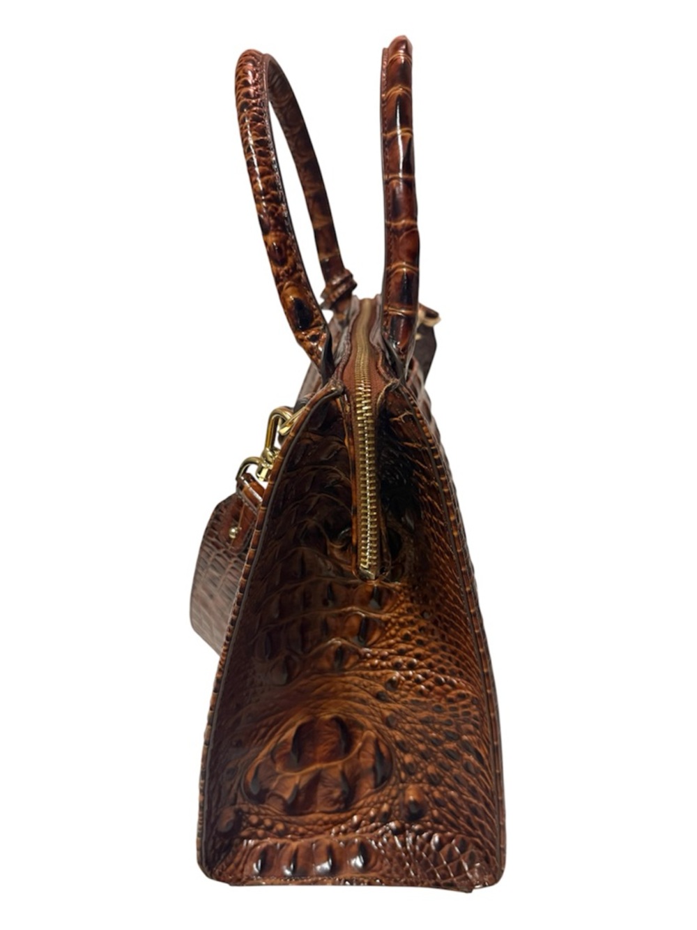 Brahmin Caroline Satchel in Pecan Melbourne Leather - Picture 5 of 12